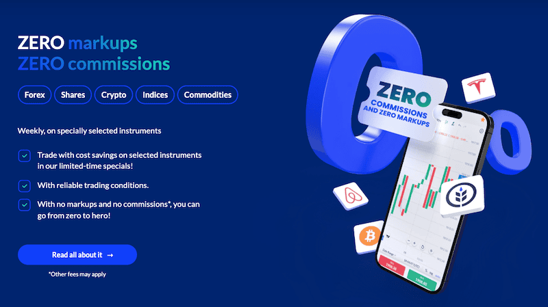 Skilling’s Exclusive Zero Commission Trading Event